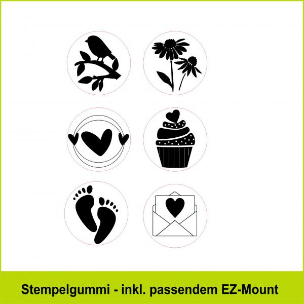 Kreisstempel - Für jeden Anlass - Stempelgummi